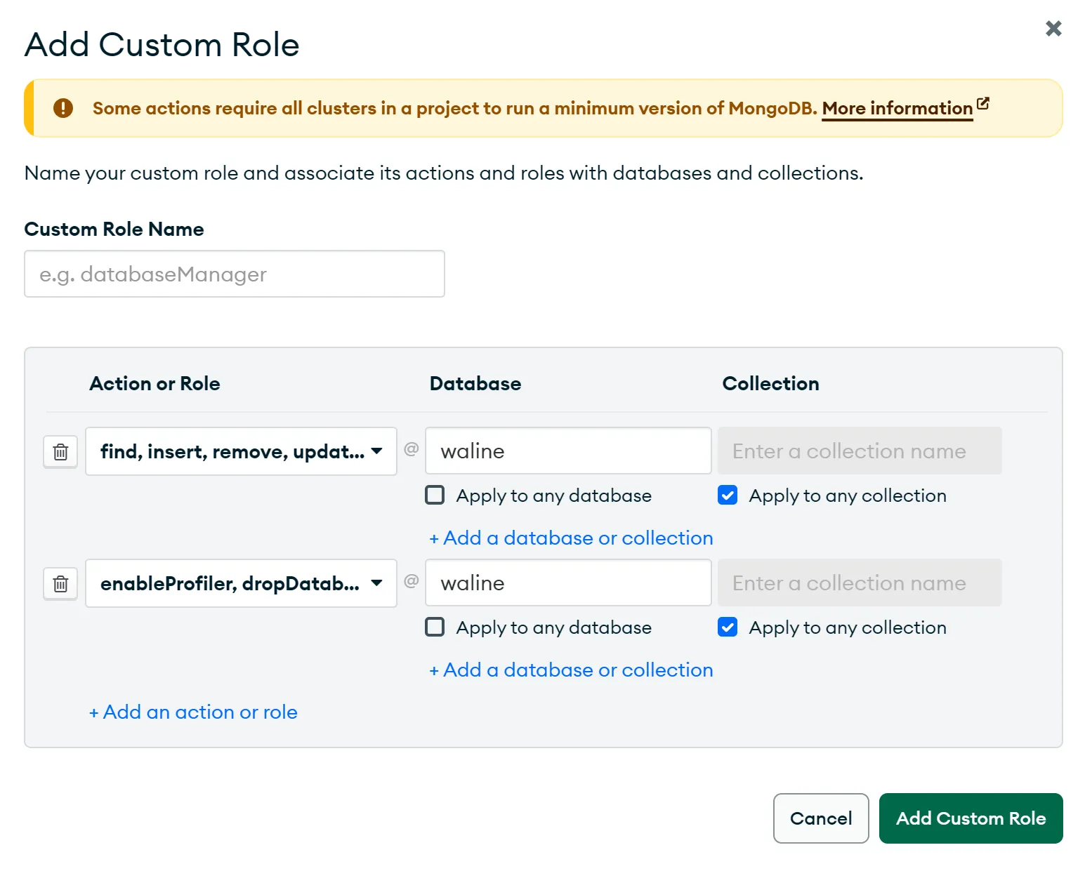 add custom role